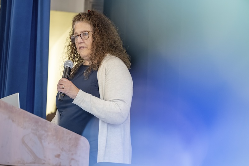 eri Ooms, Founding CEO of The Institute, presented a compelling look at the Northeastern Pennsylvania workforce context, making it clear that the primary challenge facing the region is not job availability – it is access, preparation, and long-term sustainability.